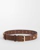 My Accessories My Accessories studded belt in brown - 1