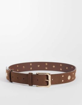 My Accessories My Accessories studded belt in brown