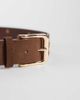 My Accessories My Accessories studded belt in brown - 3