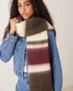 My Accessories My Accessories supersoft oversized blanket scarf in multicolor stripes - 3