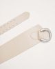 My Accessories My Accessories wide belt with statement buckle in cream-White - 2