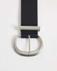 My Accessories My Accessories wide chunky buckle belt in black - 3