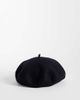 My Accessories My Accessories wool mix beret in black - 1