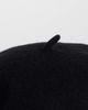 My Accessories My Accessories wool mix beret in black - 2