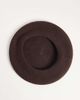 My Accessories My Accessories wool mix beret in brown - 2