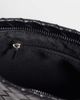 My Accessories My Accessories woven flat clutch bag in black - 4