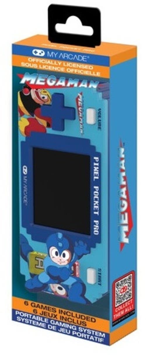 My Arcade My Arcade Myarcade Dgunl7140 Mega Man Pixel Pocket Pro Hand