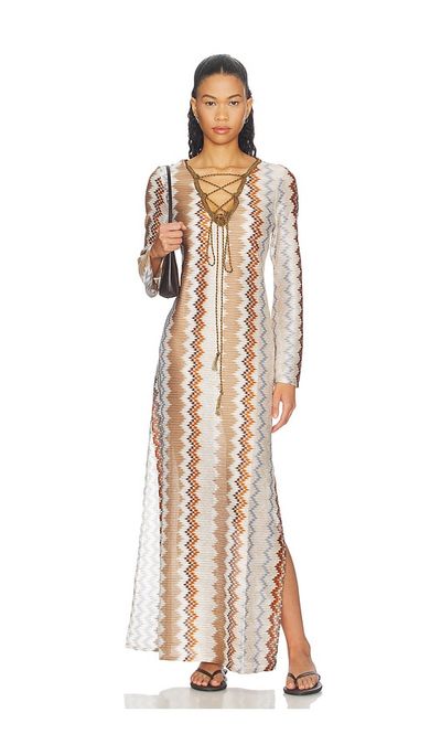 My Beachy Side My Beachy Side Vina Kaftan Maxi Dress