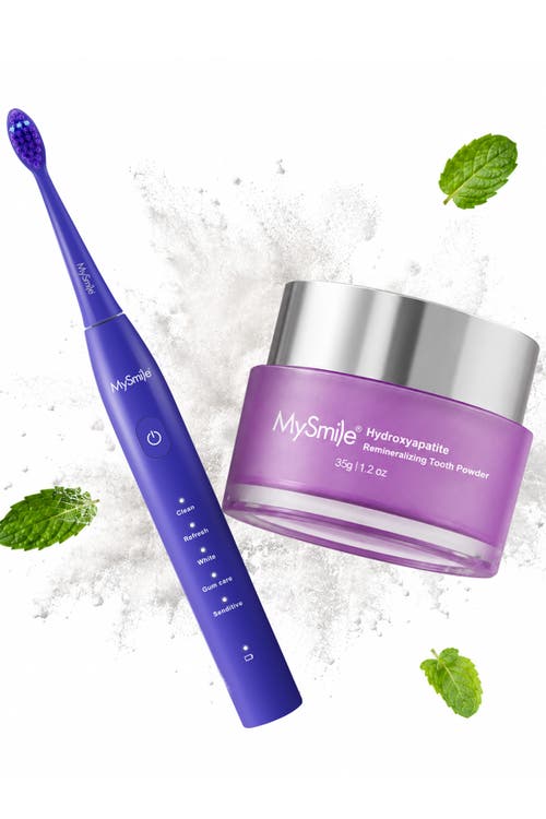 MySmile MySmile DY156 Essential Sonic Toothbrush and Nano-Hydroxyapatite Tooth Powder Set