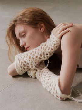 MystiKotita Alpaca Wool See-through Hand Warmer