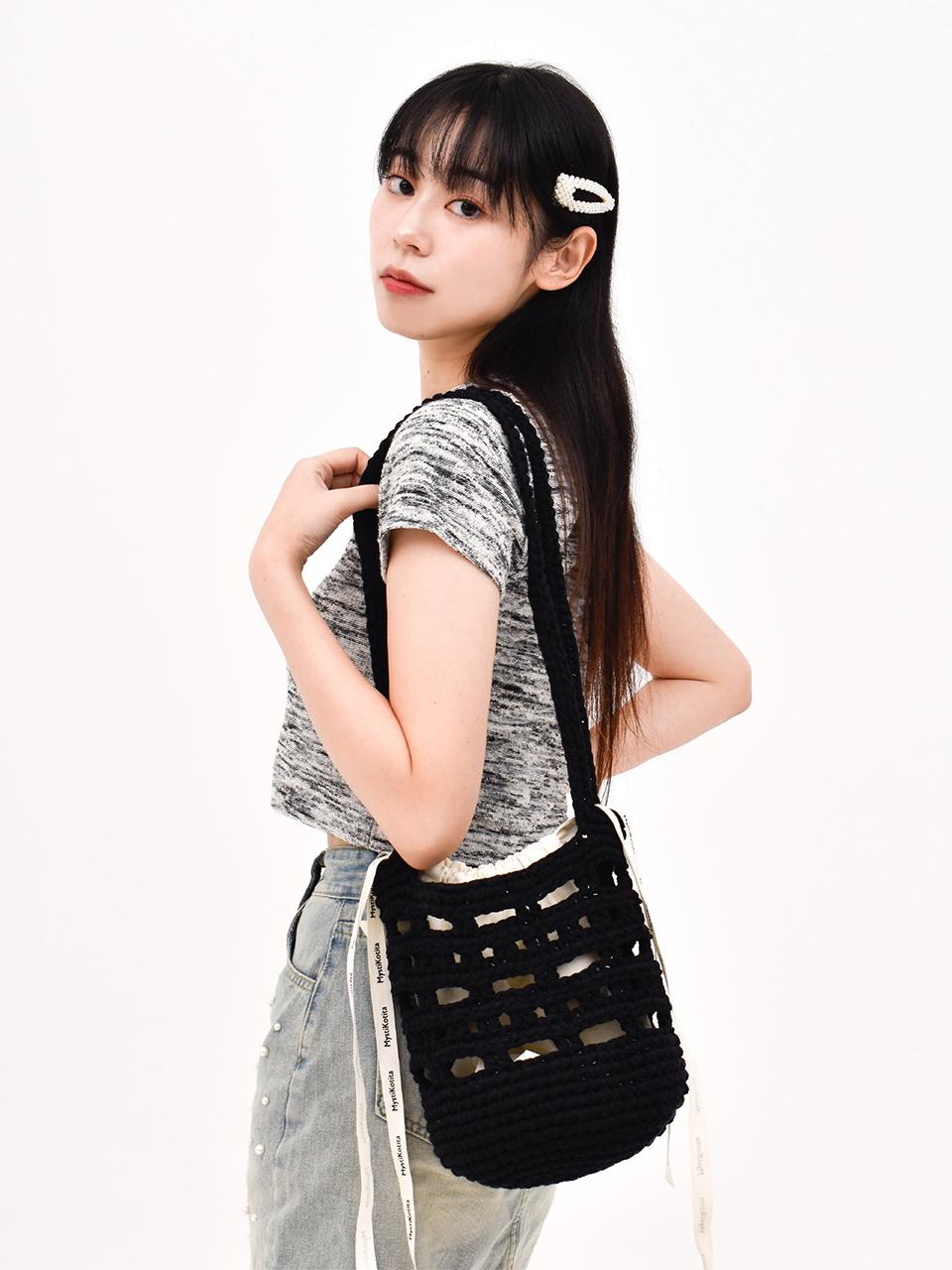 MystiKotita Inner Garden Net bag - Black
