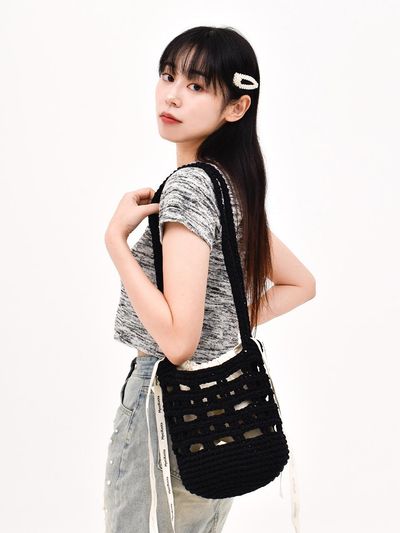 MystiKotita Inner Garden Net bag - Black