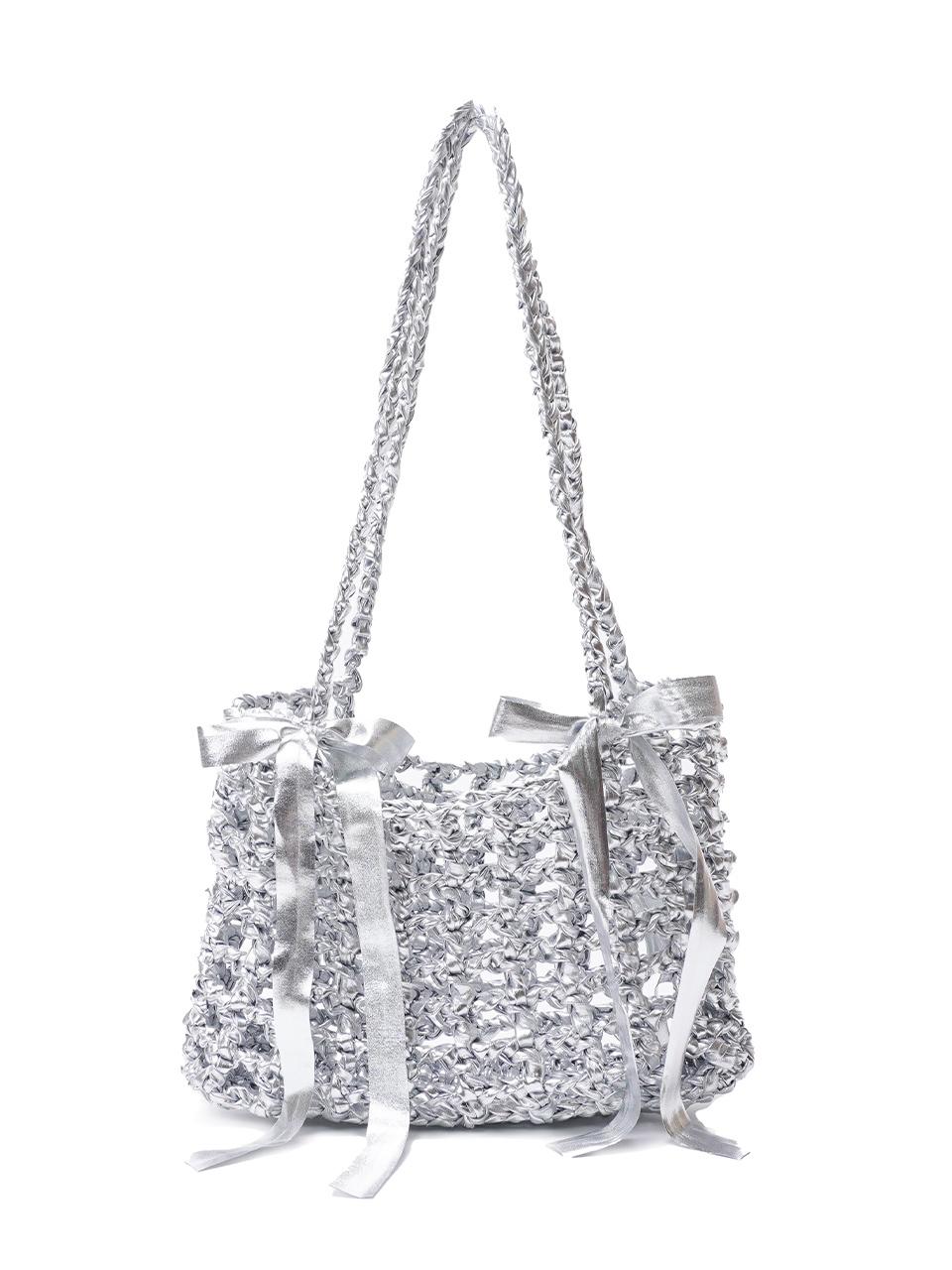 MystiKotita Metal Jinny Net bag - Silver