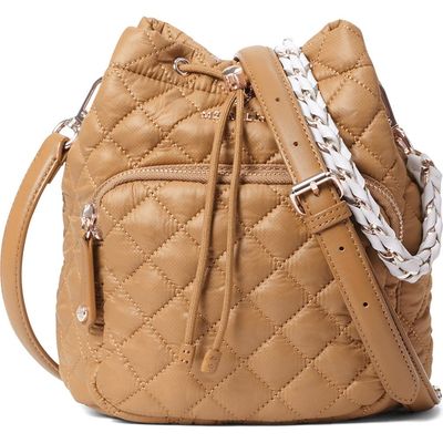 MZ Wallace MZ Wallace Crosby Drawstring Quilted Nylon Bucket Bag