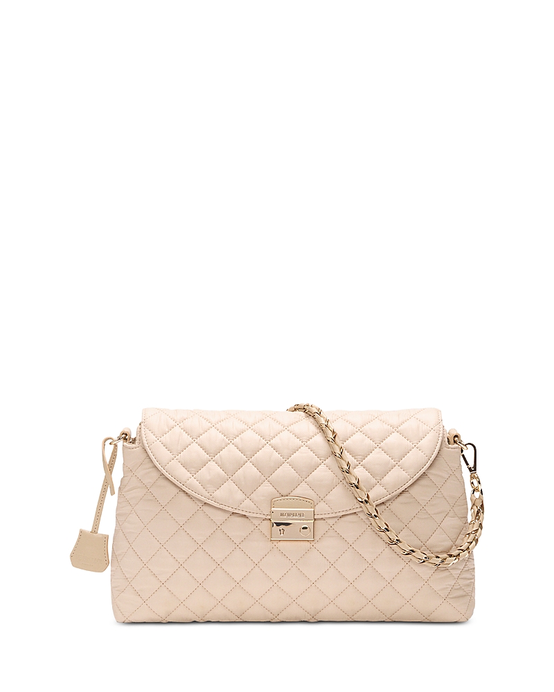 Mz Wallace Mz Wallace Crosby Lock Medium Quilted Nylon Shoulder Bag