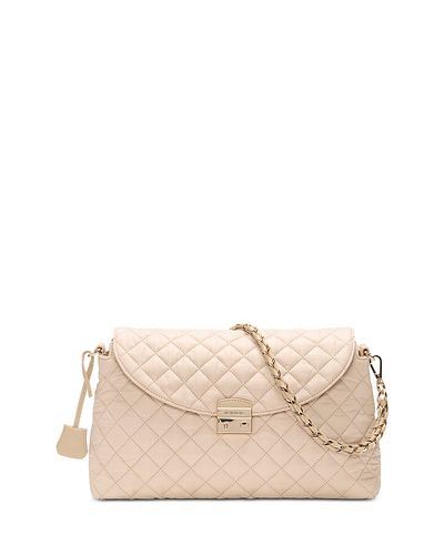 Mz Wallace Mz Wallace Crosby Lock Medium Quilted Nylon Shoulder Bag