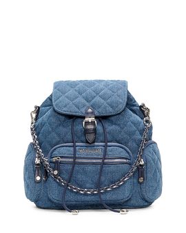 Mz Wallace Mz Wallace Crosby Mini Quilted Denim Backpack