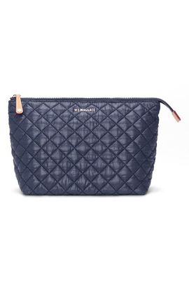 MZ Wallace MZ Wallace Large Zoey Quilted Nylon Cosmetics Case