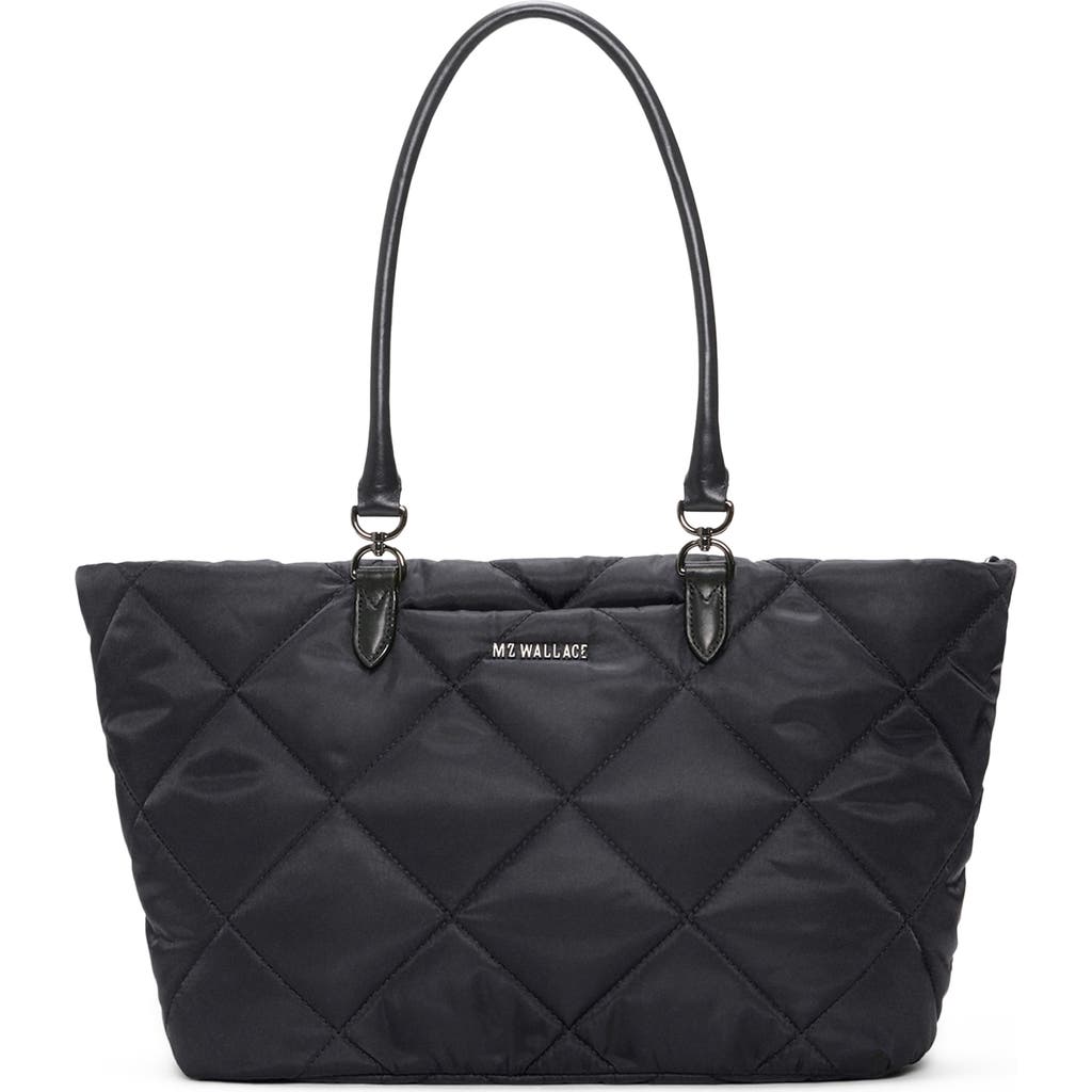 MZ Wallace MZ Wallace Medium Madison East/West Quilted Nylon Tote