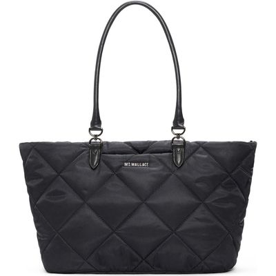 MZ Wallace MZ Wallace Medium Madison East/West Quilted Nylon Tote