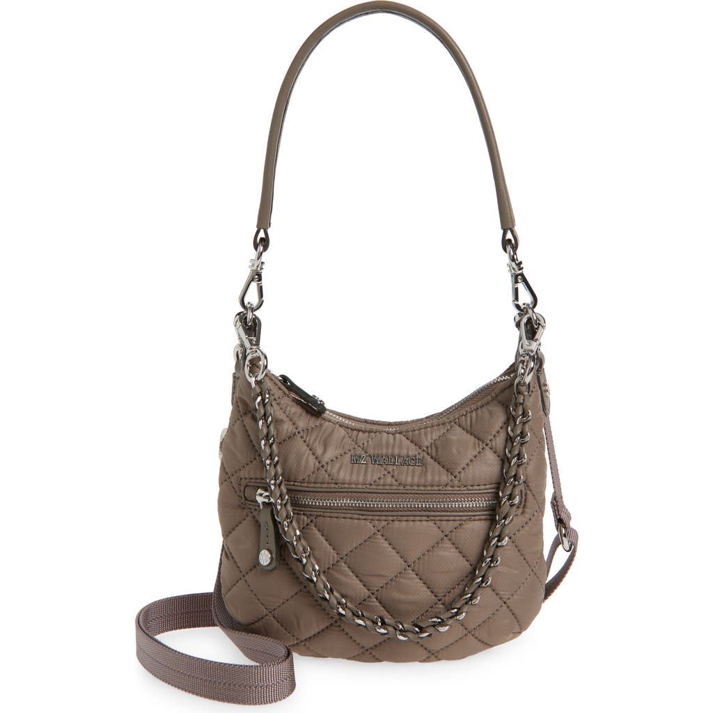 MZ Wallace MZ Wallace Mini Crosby Sienna Quilted Nylon Shoulder Bag