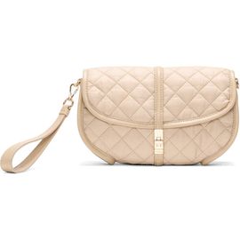 MZ Wallace MZ Wallace Small Astor Convertible Leather Trim Clutch