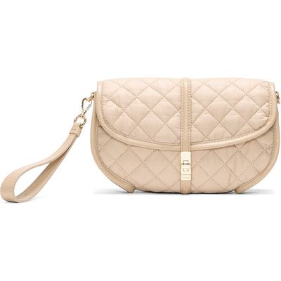 MZ Wallace MZ Wallace Small Astor Convertible Leather Trim Clutch