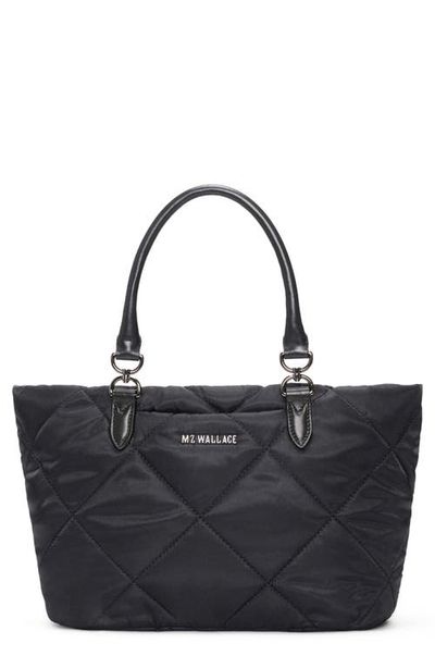 MZ Wallace MZ Wallace Small Madison East/West Quilted Nylon Tote