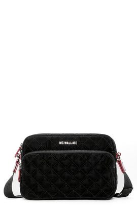 MZ Wallace MZ Wallace Small Metro II Quilted Velvet Camera Bag