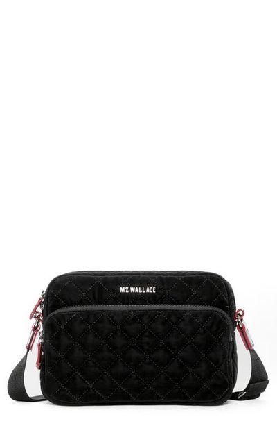 MZ Wallace MZ Wallace Small Metro II Quilted Velvet Camera Bag