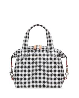 Mz Wallace Mz Wallace Sutton Small Gingham Print Crossbody Bag