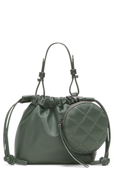 MZ Wallace MZ Wallace Waverly Bebe Leather Trim Drawstring Bag