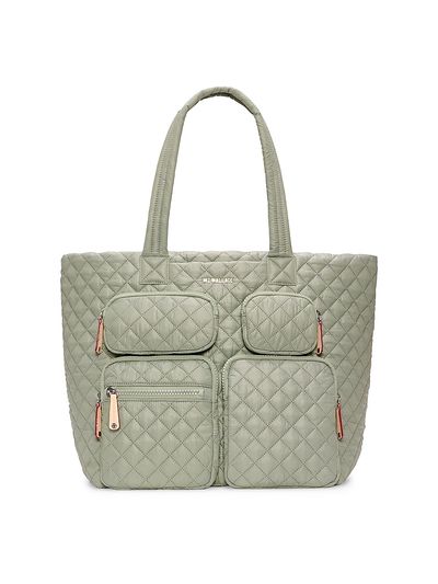 MZ Wallace Women's Metro Large Quilted Travel Tote Bag