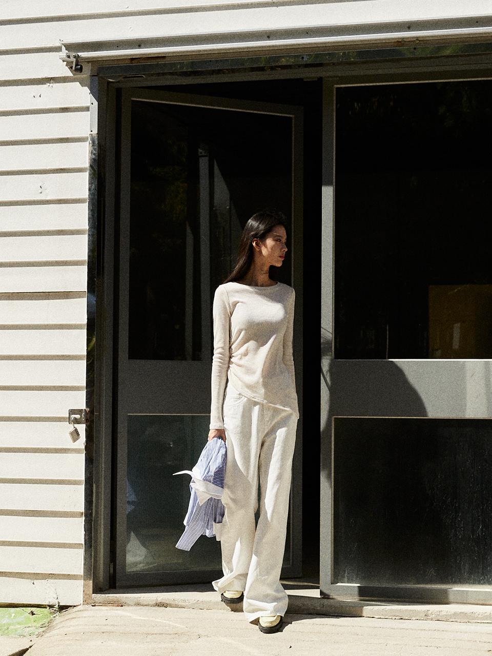 N4M ASYMMETRIC LONG SLEEVE T-SHIRT