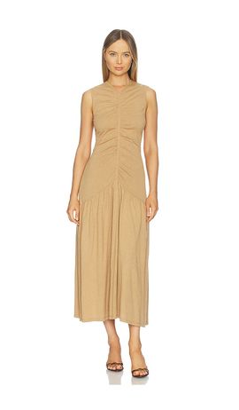 naadam asymmetrical turtleneck dress NAADAM Luxe Cashmere Turtleneck Dress in Black main image 1