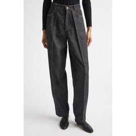 NACKIYÈ NACKIYÈ Borrowed High Waist Dark Denim Barrel Leg Pants