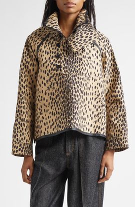 NACKIYÈ NACKIYÈ Fisherman Print Cotton Pullover Jacket