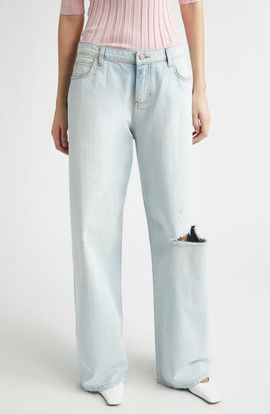 NACKIYÈ NACKIYÈ Uptown Ripped Straight Leg Jeans