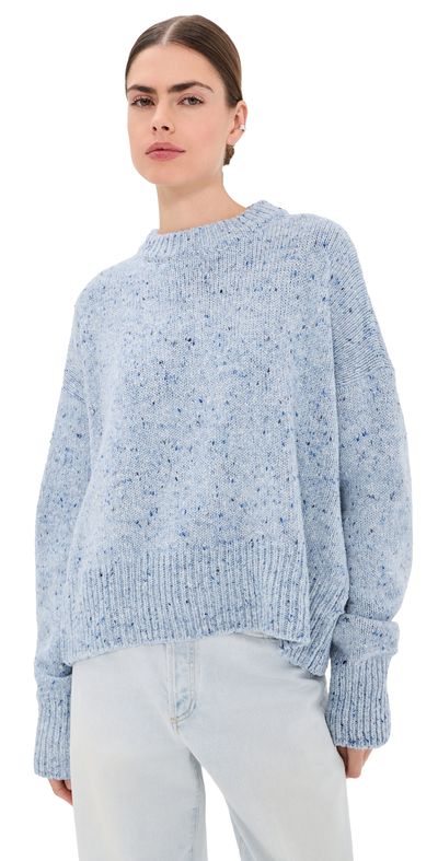 Nackiye Nackiye Avalanche Summer Knit Sweater Blue Sky
