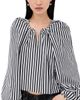 Nackiye Nackiye Grand Bazaar Mini Top B/W STRIPE - 1