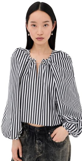 Nackiye Nackiye Grand Bazaar Mini Top B/W STRIPE