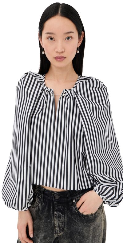 Nackiye Nackiye Grand Bazaar Mini Top B/W STRIPE