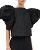 Nackiye Nackiye Lolita Silk Top Noir - 1