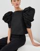 Nackiye Nackiye Lolita Silk Top Noir - 2