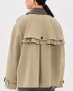 Nackiye Nackiye Power Ballad Short Jacket Sand - 3