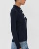 Nackiye Nackiye Sugarman Knit Long Sleeve Polo Navy - 4