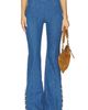 Nadine Merabi Nadine Merabi Charlotte Vintage Wash Denim Trousers - 1