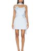 Nadine Merabi Nadine Merabi Flower Trim Mini Dress - 2