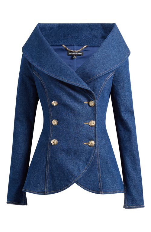 NADINE MERABI NADINE MERABI Jordan Double Breasted Denim Jacket