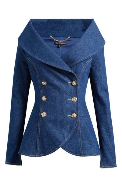 NADINE MERABI NADINE MERABI Jordan Double Breasted Denim Jacket